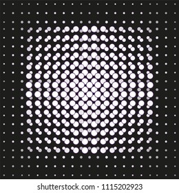 Light round spots on a dark surface. Abstract composition, background. Vector illustration.