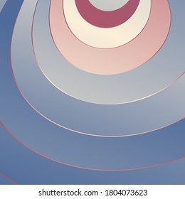 Light light rounded wide stripes. background of geometric elements.