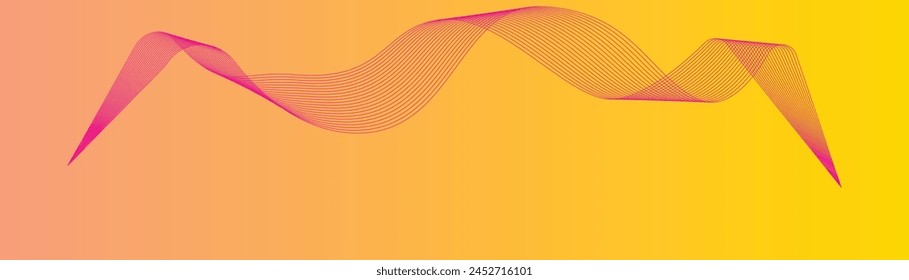 Light Salmon color and Gold color gradient with smooth line art Blank background for product display, product advertising backdrop,luxury-3d-background, modern-abstract-background, product 3d