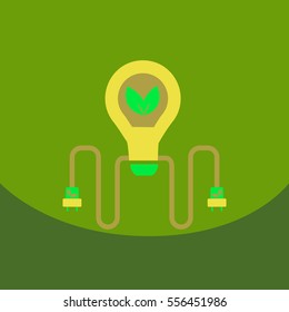 light save planet on ecology style lamp with solar energy