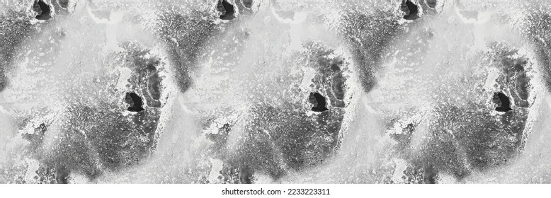 Light Science Pattern. White Grey Color Repeat Stone. Grey Rock Floor. Modern Seamless Template. White Splash Background. Light Abstract Science. White Light Elegant Splash. Grey Gray Ink Background.