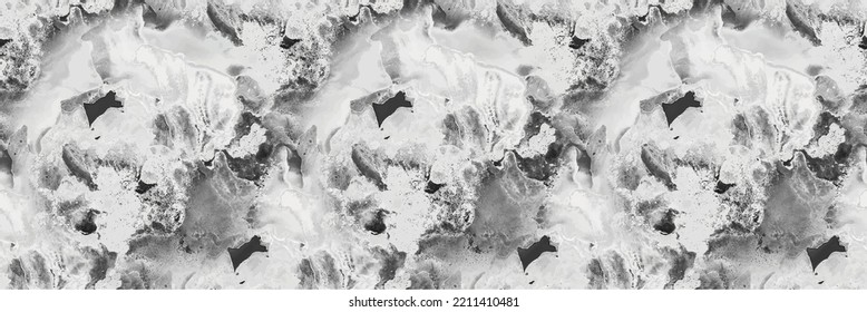 Light Science Texture. White Gray Ink Background. Modern Abstract Template. Grey Rock Paint. White Splash Background. Light Grey Color Grain Stone. Grey White Elegant Texture. Grey Seamless Science.