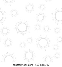 Light seamless background for issuing warnings about the danger of coronavirus