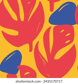 Light Seamless Color Garden Scribble Design. Pastel Seamless Doodle Bloom Textile, Seamless Backdrop. Green Endless Elegant Tree Style Wallpaper. 