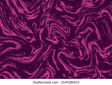Light Seamless Color Graphic Illustration. Violet Purple Textile Paint Surface. Pink Repeat Watercolor Vector Wave. Magenta Repeat Aqua Graphic Art. Seamless Effect.