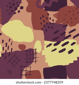 Light Seamless Color Graphic Ornament Paper. Yellow Continuous Creative Beauty Element, Seamless Backdrop. Colorful Seamless Classic Modern Style Stripes