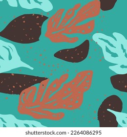 Vector de estilo de árbol de color sin brillo claro. Colores De Agua Frescos Y Clásicos Infinitos, Patrón Sin Marea. Hippie Repetitivo Elegante Diseño De Superficie En Bloom. 
