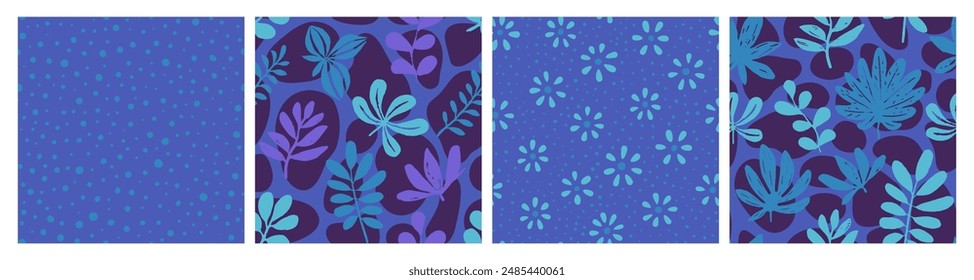 Light Seamless Decoration Beach Surface Background. Gradient Continuous Creative Garden Style, Seamless Pattern. Orange Endless Fashion Plant Paint Design. 