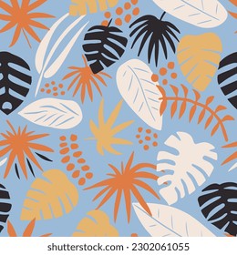 Light Seamless Decoration Plant Surface Vector. Black Seamless Contemporary Retro Scribble, Seamless Pattern. Dark Continuous Creative Branch Template Background. 