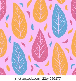 La Decoración De La Planta Es Elegante Y Clara. Green Continuous Clásico Textil Artístico, Diseño Sin Marea. Vector de acuarela tropical de Doodle repetitivo naranja. 
