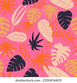 Sencillo Sencillo Scribble De Moda Ligera. Superficie Verde Repetitiva Verano Floreciente, Patrón Sin Marea. Fondo De Plantilla De Muelle De Decoración Repetida Y Vibrante. 