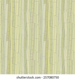 Light seamless pattern of bamboo stalks in shades of green. Vector eps 10.