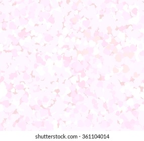 Light seamless pattern with little hearts