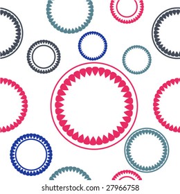 Light seamless pattern in vector