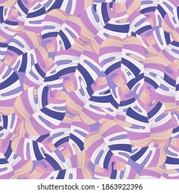 Light Seamless Pattern. Vivid Repeated Trendy Vector Pattern. Colorful Repeated Tropical Graphic Fabric. Monstera Monstera Seamless Hawaii Graphic Leaf. Pattern, Tropical,
