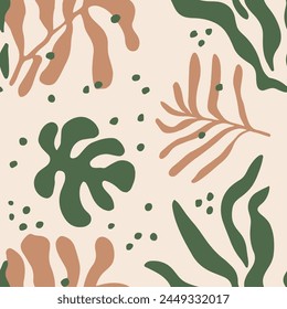 Light Seamless Summer Natural Watercolor Art. Yellow Seamless Decoration Spring Surface, Seamless Pattern. Pink Repeated Color Flora Shape Design. 