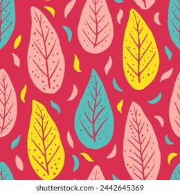 Décor De Palmiers D'Été Clair Et Harmonieux. Feuilles De Fleur Classique Vertes Et Répétitives, Motif Harmonieux. Invitation Jaune Continuous Abstract Jungle Imprimer. 