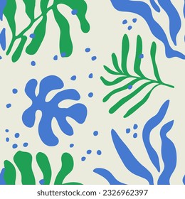 Diseño de la Planta Veraniega Sin Luz. Pintura artística de la naturaleza sin hippie, fondo incomparable. Dibujo de plantilla natural de color púrpura repetido. 