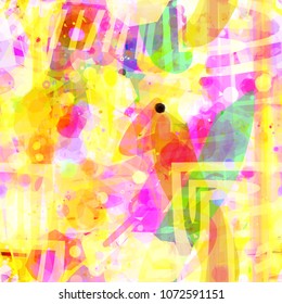 
Light seamless texture with spots and stripes. Abstract vector background for web page, banners backdrop, fabric, home decor, wrapping