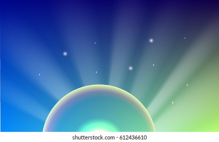 Transpar?nt light series. Glare template with sunrays.