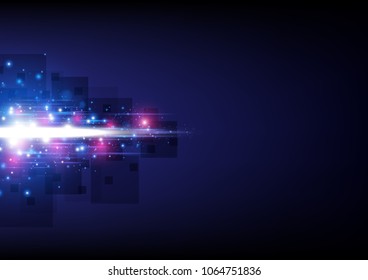 Light set with dead pixel, Technology abstract, Sci-Fi and engineering concept, Vector illustration background, Backdrop, wallpaper, template.