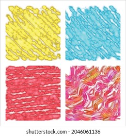 Light set vector background of rectangles and squares. Style quilt and blanket. Geometrical rectangular pattern.