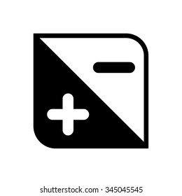 Light settings for camera icon . Vector illustration
