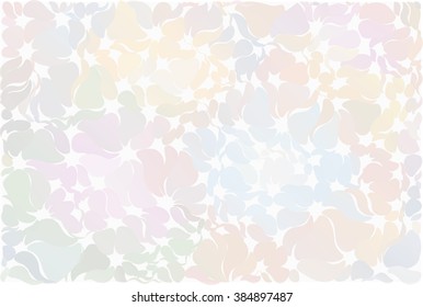 Light shade background with abstract modern design colorful floral pattern 