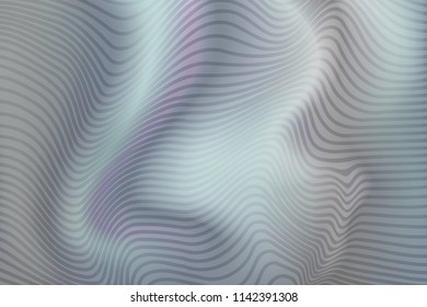 Light and shadow on the pattern Beautiful linen cloth texture.Wonderful magic background. Fantasy colorful card. Iridescent art. Trendy punchy pastel gray color. vector illustration.