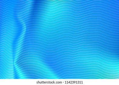 Light and shadow on the pattern Beautiful linen cloth texture.Wonderful magic background. Fantasy colorful card. Iridescent art. Trendy punchy pastel blue color. vector illustration.