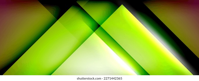 Light and shadow squares and lines abstract background