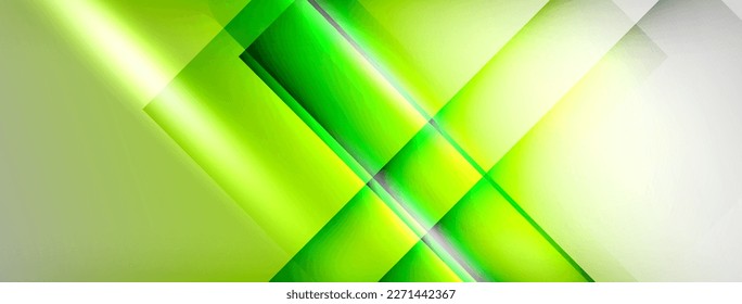 Light and shadow squares and lines abstract background