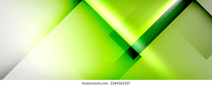 Light and shadow squares and lines abstract background