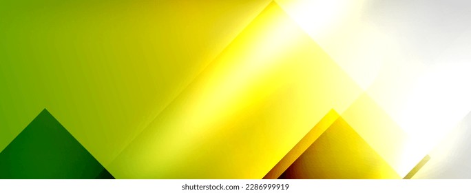 Light and shadow squares and lines abstract background