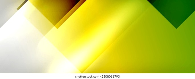 Light and shadow squares and lines abstract background