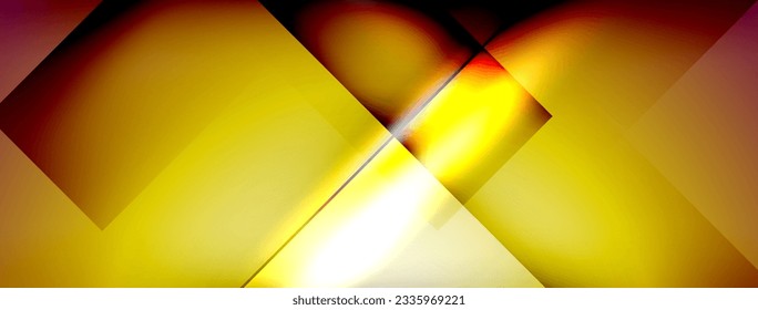 Light and shadow squares and lines abstract background