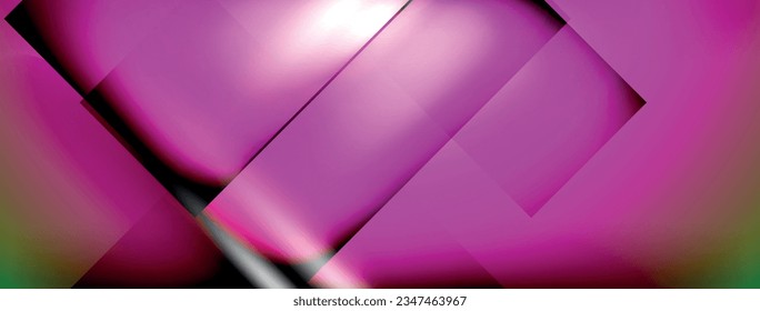 Light and shadow squares and lines abstract background
