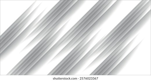 Light and shadows lines from curtain and silates on the white wall. Sunny day, the sun's rays. Mockup, copy space for text