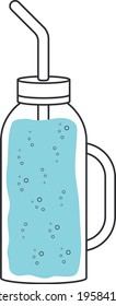 Light shake icon on white. EPS10