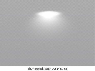 the light shines from the lamp.Abstract special effect element design. Shine ray.
