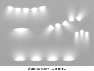 the light shines from the lamp.Abstract special effect element design. Shine ray.