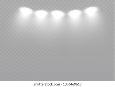 the light shines from the lamp.Abstract special effect element design. Shine ray.