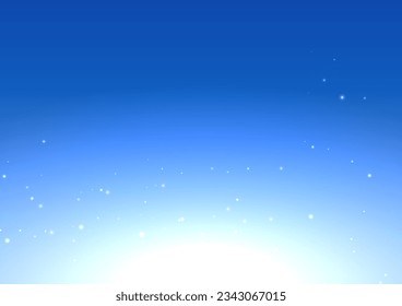 Light shining blue digital image background