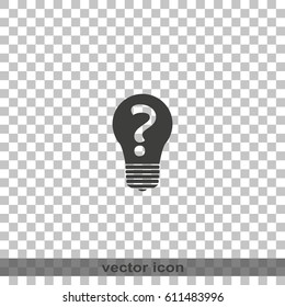 Light sign ideas icon.