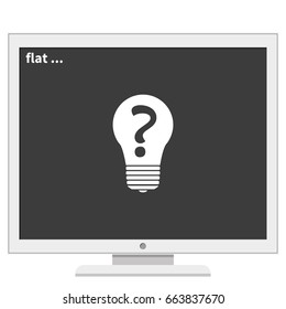 Light sign ideas icon.