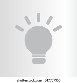 light sign ideas, web icon. vector design