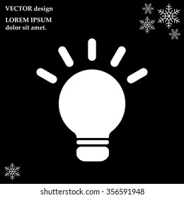 light sign ideas, web icon. vector design