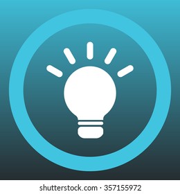 light sign ideas, web icon. vector design