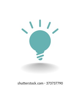 light sign ideas, web icon.