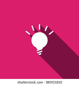 light sign ideas, web icon.